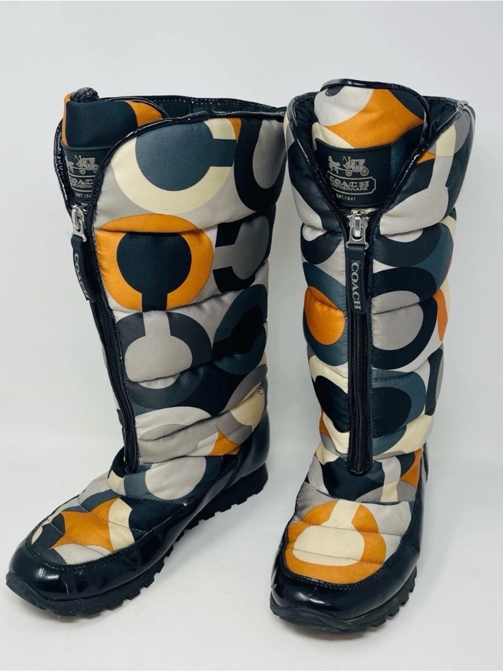 Coach Jolt Multicolor Winter/Rain Boots in Sz 8B New